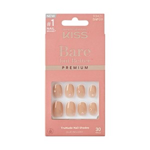 KISS Products Bare-But-Better Premium Press-On Fake Nails - 30ct - 1 of 4