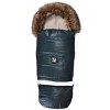 Cover Baby 0-3 Years Organic Premium Beige Wool Adjustable Footmuff in Pastel Hunter Green - 4 of 4