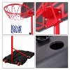 SUGIFT Portable Basketball Hoop Outdoor – Adjustable 5.2ft to 7ft Basketball Goal for Kids - 3 of 4