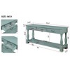 PAGED 63 inch Long Console Table,Modern Entryway Table with 3 Drawers and 1 Bottom Shelf for Living Room,Entryway Hallway - 3 of 4