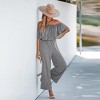 Women's Chic Off-Shoulder Jumpsuit for Effortless Style - Cupshe - 4 of 4