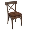 Gripper 2pk 15"x15" Klear Vu Tyson Universal Non Slip Overstuffed Dining Chair Cushions - 3 of 4
