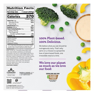 Purple Carrot Spring Vegetables Alfredo Style - 10.75oz