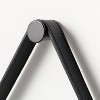 26" Wood Mirror with Pleather Strap Hanger - Threshold™ designed with Studio McGee - image 3 of 3