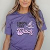 Simply Sage Market Women's Purple 100% That Witch Short Sleeve Graphic Tee - 2 of 2