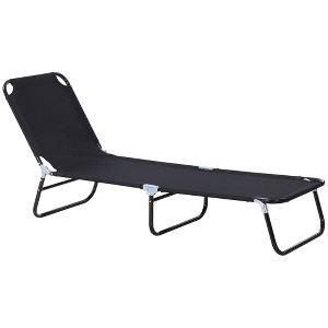 PAGED Folding Camping Chairs Outdoor Sun Tanning Chairs with 5-Level Reclining Back for Camping, Beach, Yard, Picnics, Patio - 1 of 4