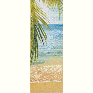 Unique Loom    Outdoor Coastal Provincetown Area Rug - 1 of 4