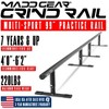 Grind Rail for Scooters, Skateboards & Skates – 55" Round Adjustable Rail – Durable & Stable – Madd Gear - 2 of 4
