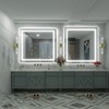 Apmir Super Bright Front & Back LED Lighted Anti-Fog Tempered Glass Bathroom/Vanity Mirror with ETL & 3-Year Warranty - 4 of 4