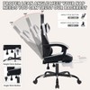 Gaming Chair with Footrest, High Back Gaming Chairs PVC Leather Ergonomic Office Gamer Chair Headrest Lumbar Support Racing Style Video Gaming Chair - 2 of 4