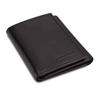 SWISSGEAR Trifold Wallet - Black: Leather, RFID Blocking, Solid Pattern - image 3