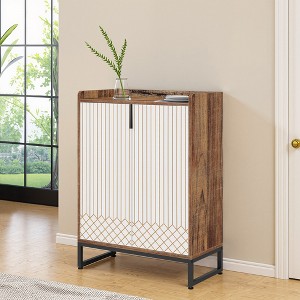 MAYEERTY Freestanding Shoe Cabinet, 9-Tier 40-45 Pairs Shoe Storage Rack - 1 of 4