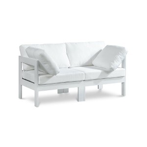 Meridian Furniture,Nizuc Water Resistant Fabric Outdoor Patio Modular Sofa - 1 of 4