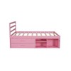 Full Size Platform Bed with Removable Storage Shelves and Built-in Two Storage Drawers - 4 of 4