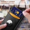 Generic Men Airtag Wallet,Slim Wallet Money Clip Card Holder Magnetic Closure 12 Cards - 3 of 4