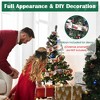 Yescom Christmas Tree Artificial with Lights, Xmas Tree, Foldable Hinged, Party Holiday Office Home Decoration - 4 of 4