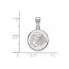 Black Bow Jewelry 14k White Gold Chicago Blackhawks NHL Medium Pendant - 2 of 3