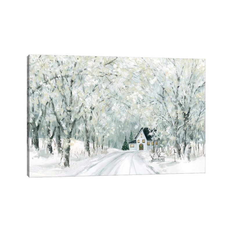 Christmas Lane by Carol Robinson Unframed Wall Canvas - iCanvas, 1 of 5