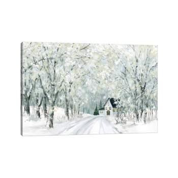 Christmas Lane by Carol Robinson Unframed Wall Canvas - iCanvas