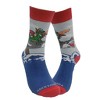 Dragon Riding a Shark Socks - Tween Sizes, Small from the Sock Panda - image 3 of 4