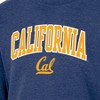 NCAA Cal Golden Bears Men's Heathered Crew Neck Fleece Sweatshirt - 3 of 3