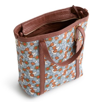 Vera Bradley Women's Oxford Canvas Mini Original Tote Bag Dusk Garden Pinwheel — фото 2