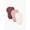 Colored Organics 3-Pack Classic Long Sleeve Bodysuit Bundle - 3 of 4