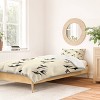 Deny Designs Morgan Kendall Black Birds Duvet and Sham Set - 2 of 4