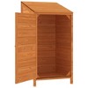VidaXL Garden Shed Brown 21.7"x20.5"x44.1" Solid Wood Fir - 4 of 4