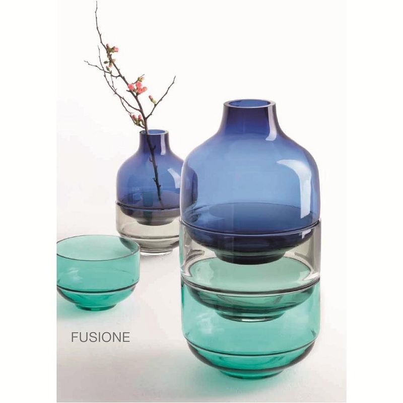 Leonardo Fusione 3 piece Glass Vase Set - Blue, 2 of 8