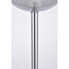 Elegant Lighting Eclipse 1 Light Chrome Floor Lamp With Frosted White Glass - 4 of 4