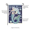 Evergreen Flag Mermaid Beach Garden Flag, Summer Garden Flags 12x18 Double Sided for Outside, Outdoor Summer Decorations for Home - 4 of 4