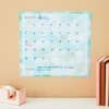 Paper Junkie 6-Pack Undated Monthly Adhesive Peel and Stick Calendar Reusable Calendar for Wall, Home Office, 3 Assorted Colors (13.75x12.8 in) - image 2 of 4