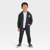 Toddler Boys' Halloween Dino Pants - Cat & Jack™ Black - 3 of 3