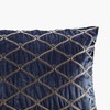 Gracie Mills Brad Foxtail Stitched Velvet Oblong Decor Pillow - 2 of 4