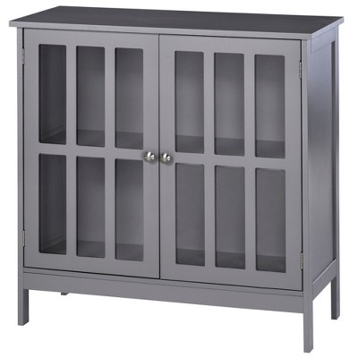 NicBex Modern Sideboard Cabinet with Storage Kitchen Multifunction Buffet Cabinet with 2 Doors for Kitchen,Living Room,Gray