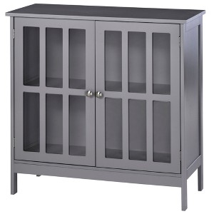 NicBex Modern Sideboard Cabinet with Storage Kitchen Multifunction Buffet Cabinet with 2 Doors for Kitchen,Living Room,Gray - 1 of 4
