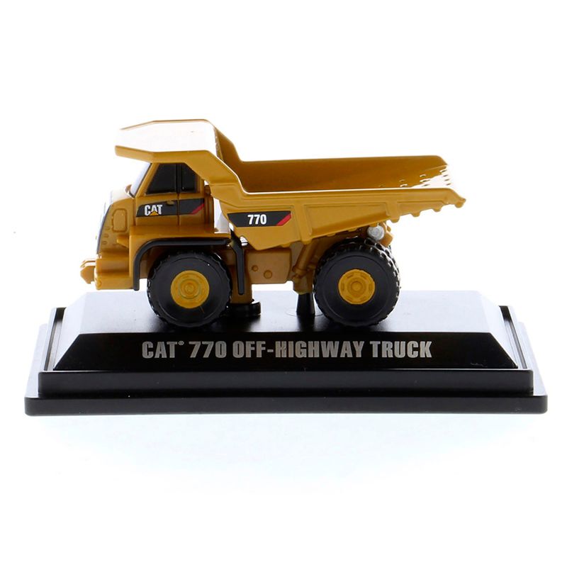 CAT Caterpillar 770 Off–Highway Truck Yellow "Micro-Constructor" Series Diecast Model by Diecast Masters, 2 of 6