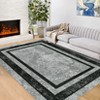 Washable Rug Non Slip Entryway Mat - Soft Accent Throw Rug for Bedroom, Entry, Living Room, Non-Shedding - 4 of 4