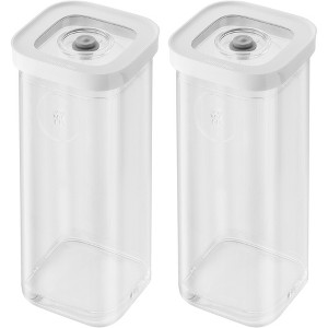 ZWILLING Fresh & Save Cube Box, Plastic, Airtight Dry Food Storage Container, 2-pc Small Cube Containers Set - 1 of 4