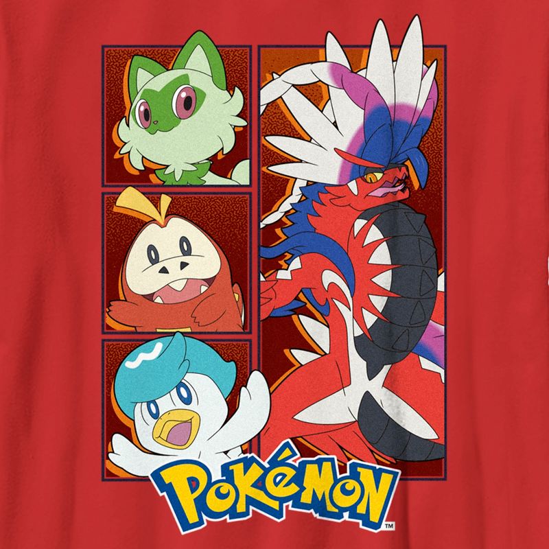 Boy's Pokemon Koraidon Group T-Shirt, 2 of 5