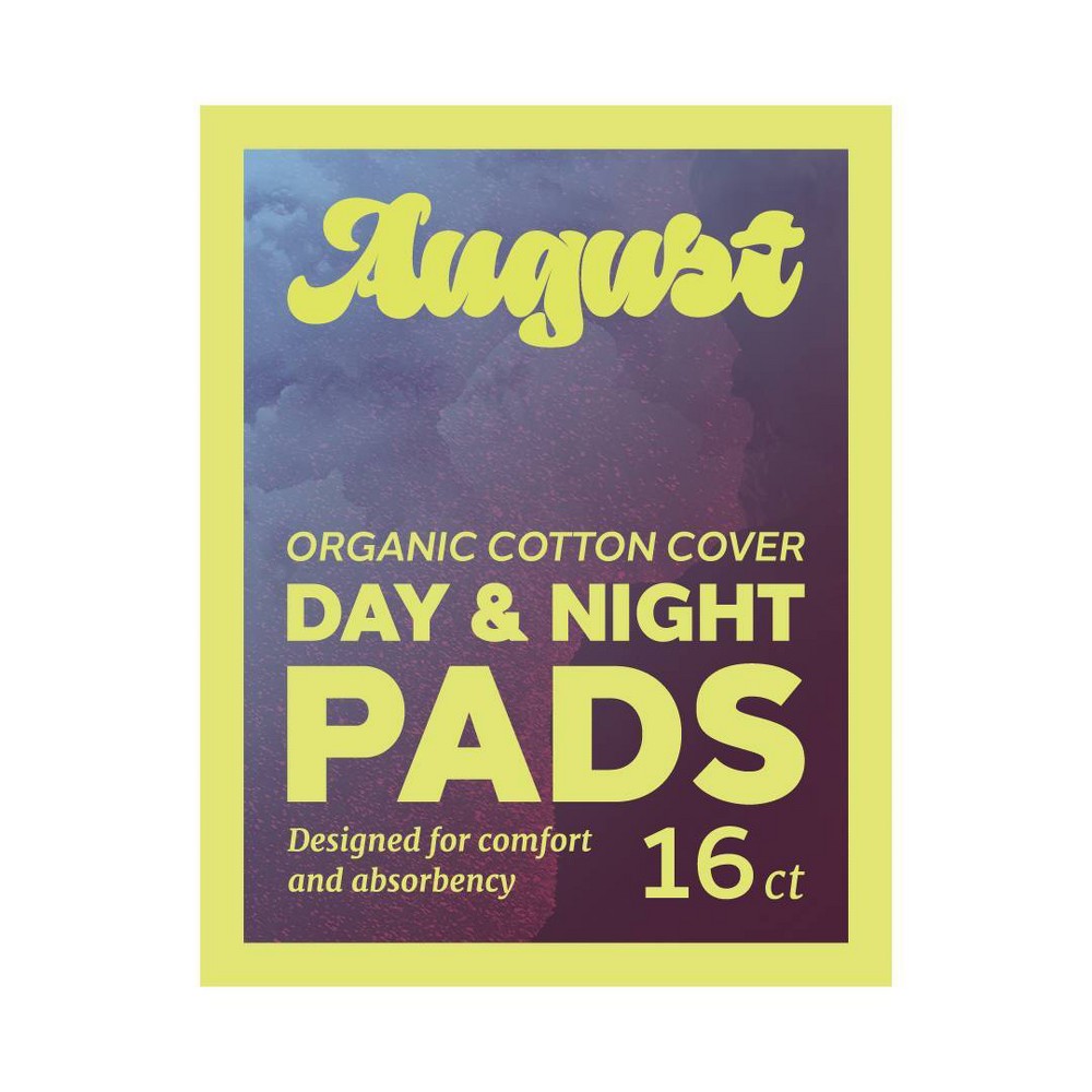 Its August Organic Day and Night Pads - 16pk