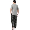 Fruit of the Loom Men’s Fleece Sleep Pant Set, 2-Piece Shirt and Pants - 2 of 4