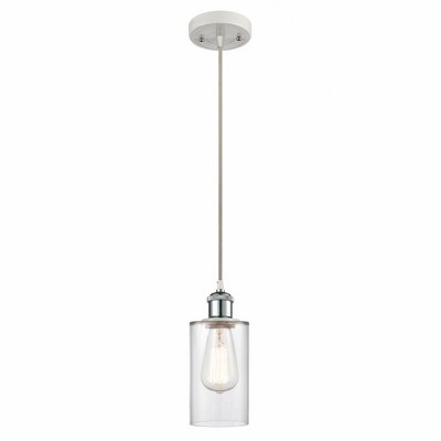 Clymer - 1 Light Cord Hung Mini Pendant In Art Deco Style-10 Inches Tall and 3.88 Inches Wide