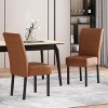 MAYEERTY Set of 2 Pertica KD Dining Chairs, Detachable Design Solid Frame, Dining Room - 3 of 4