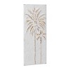 Metal Tree Relief Palm Wall Decor with Gold Detailing Gold - Olivia & May - 4 of 4
