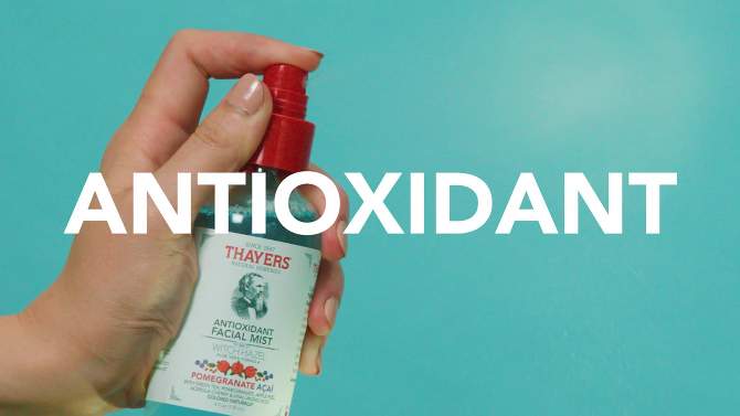 Thayers Natural Remedies Antioxidant Facial Mist - Pomegranate Acai - 4 fl oz, 2 of 8, play video