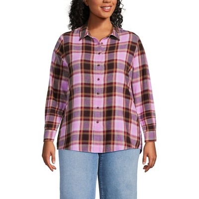 Lands' End Women's Flannel Shirt