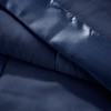 Gulches Navy Coastal Calm Polyester FullQueen AllSeason Blanket Blanket - 4 of 4