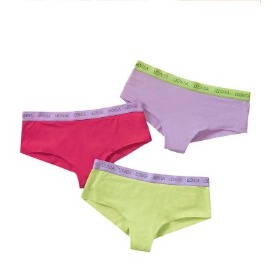 Leonisa 3-Pack no show cheeky underwear for women - Cotton panties Assorted  at  Women's Clothing store